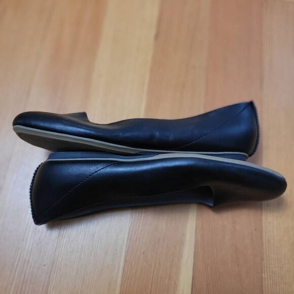 Dr Scholls 10W wexley black flats sustainable comfort minimalist neutral classic - Picture 6 of 11